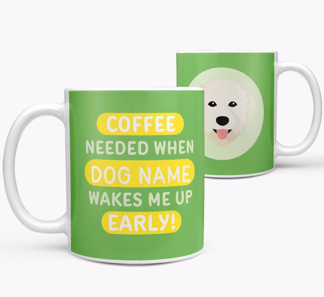 Coffee Needed when...: Mug, Personalised for your {breedFullName}